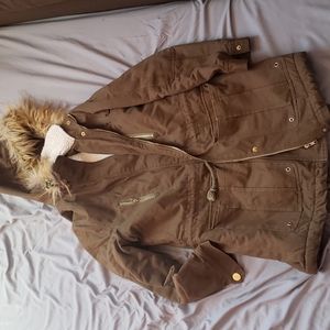 She In Green Utility Jacket Small